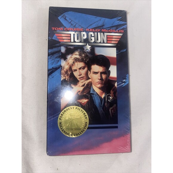 Top Gun 1987 VHS Millennium Collection Sealed Paramount Tome Cruise Plane New - Picture 1 of 5